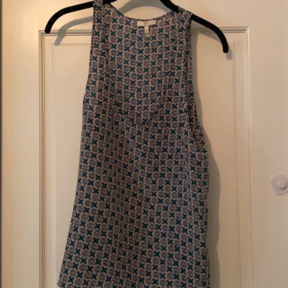 Joie silk racer back tank